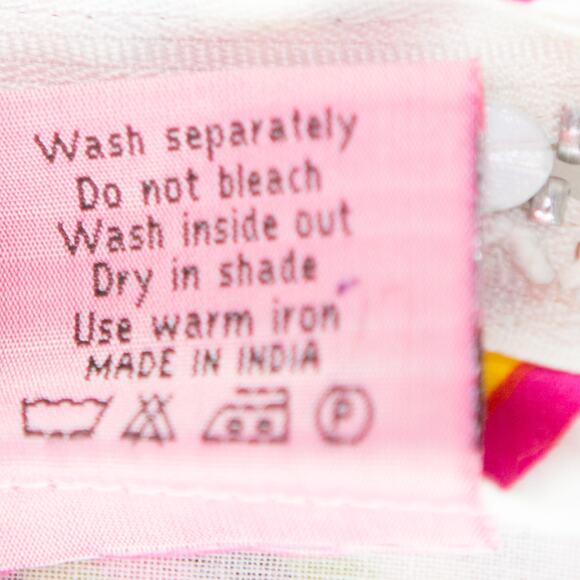 BARBIE Dress Girl's Size 10/12 Shrawanti Colorful Abstract Floral - Picture 9 of 10